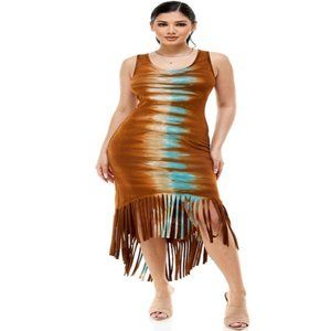 Bully FRINGE & TASSEL Dangling DRESS Priced CHEAP